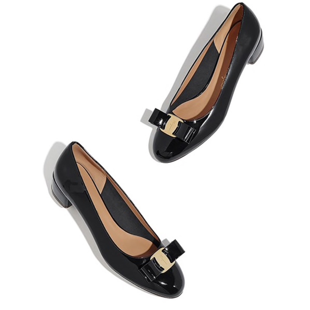 Salvatore Ferragamo VARA BOW PUMP SHOE size - Picture 1 of 8